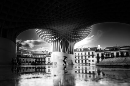 Las setas, Sevilla, Art, tirage d'art, art shoot, black and white, noir et blanc, Espagne, Spain